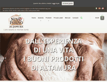 Tablet Screenshot of novoforno.com